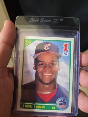 1990 Score Frank Thomas 1st Round Pick Rookie Card